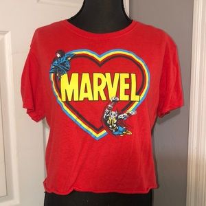 Marvel Crop Top T-Shirt